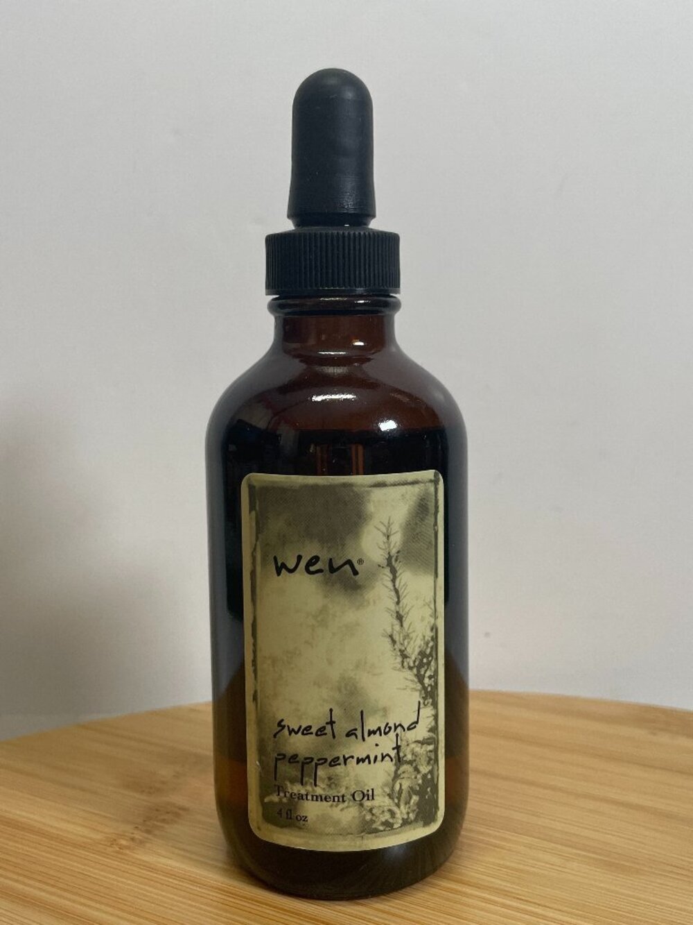WEN by Chaz Dean Sweet Almond Peppermint Treatment Oil Dropper 4 oz Restorative